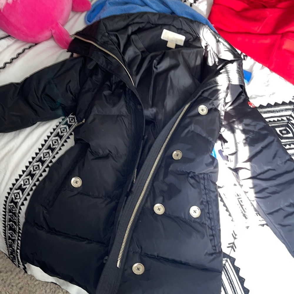 michael kors black winter puffer jacket